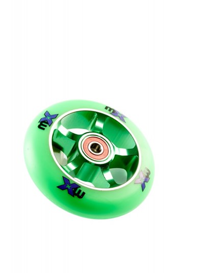 Wheel 100 mm Gree/Green (MX Pro, Mx Park, Trixx, BSP)