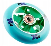 Wheel 100 mm Green/Bluee (MX Pro, Mx Park, Trixx, BSP)