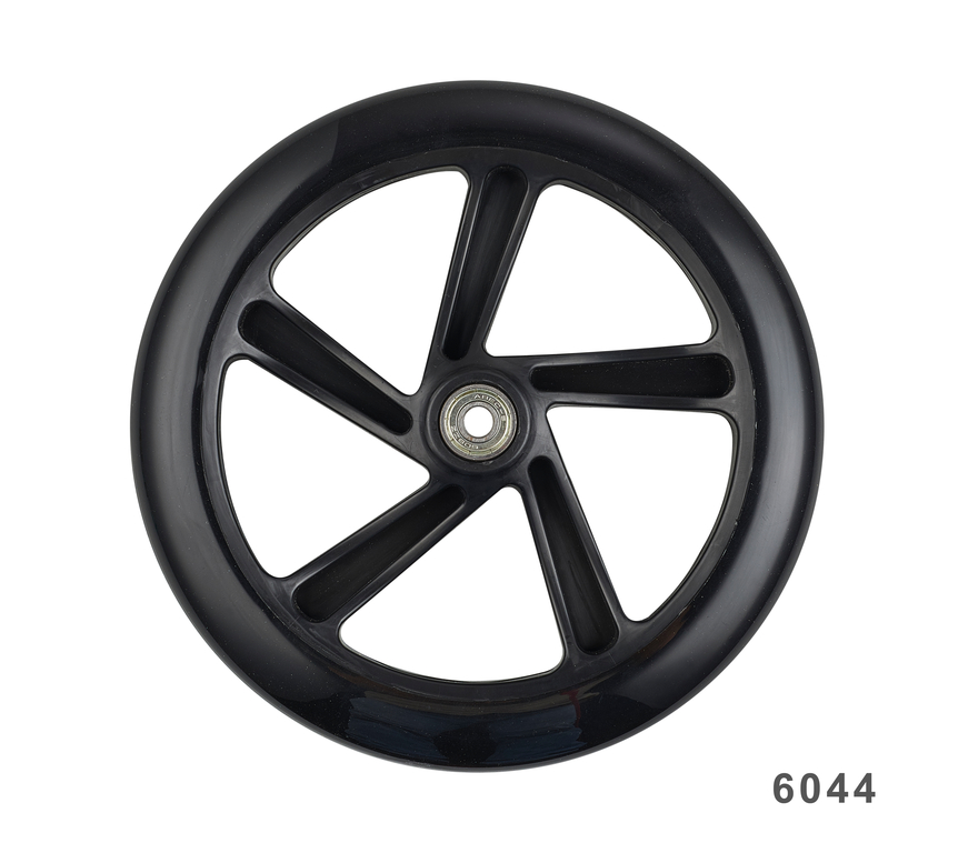 wheel with bearing and spacer